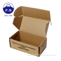 Black color printing wholesale cardboard brown shirt boxes